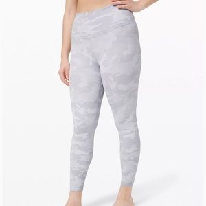Lululemon White camo leggings